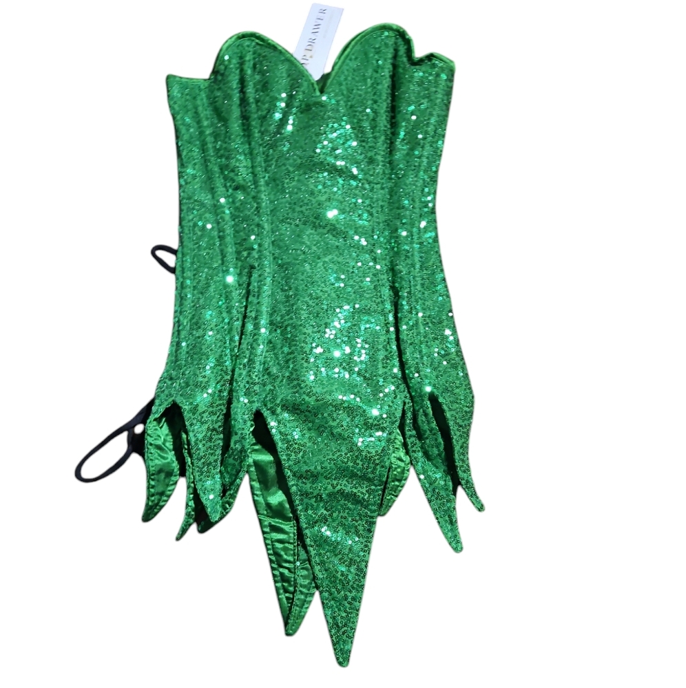 Daisy Corsets Women's Top Drawer Sequin Fairy Corset Dress Costume - Picture 3 of 4